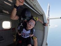 Hoa Hậu Yuki Lan Anh nhảy dù từ độ cao 13.000ft