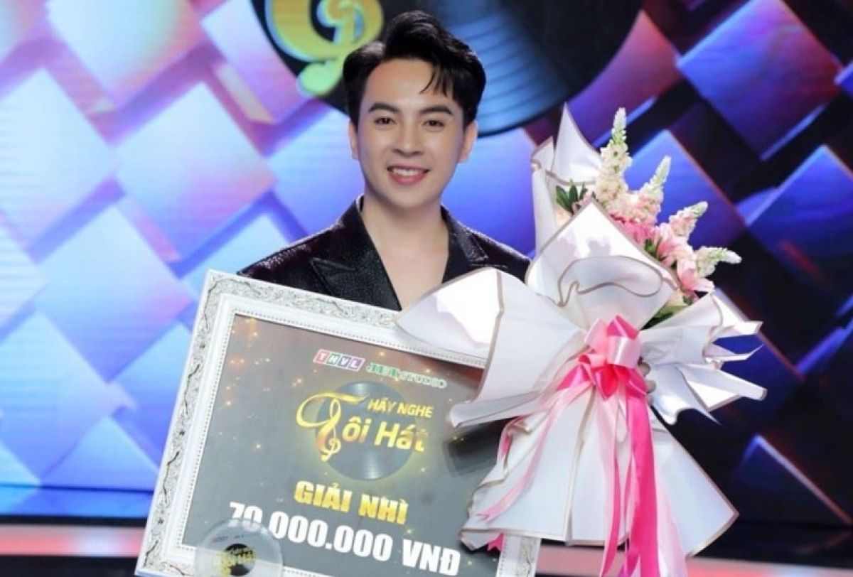 Nam ca sĩ Viết Thu xuất sắc gi&agrave;nh vị tr&iacute; &Aacute; qu&acirc;n H&atilde;y Nghe T&ocirc;i H&aacute;t 2023