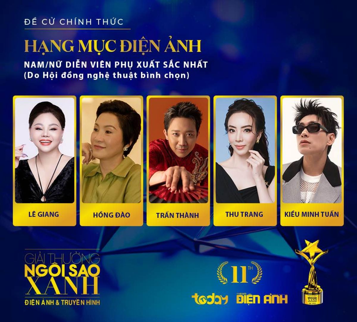Ng&ocirc;i Sao Xanh 2024 c&ocirc;ng bố danh s&aacute;ch đề cử hạng mục Điện Ảnh - Mai tiếp tục tranh t&agrave;i c&ugrave;ng Đ&agrave;o, Phở v&agrave; Piano