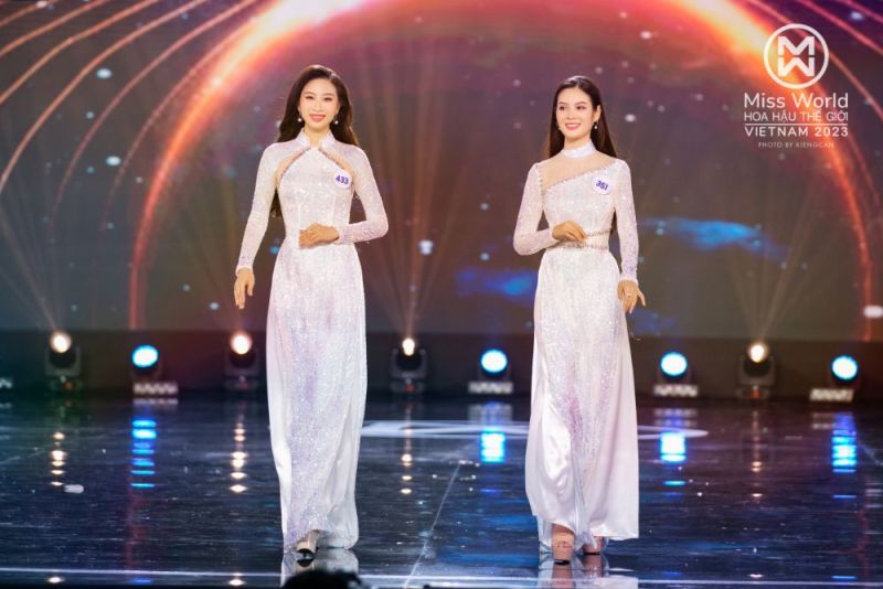 Chung khảo Toàn quốc Miss World Vietnam 2023, 30 thí sinh rạng ngời trong BST Ngân hà của NTK Ngô Nhật Huy