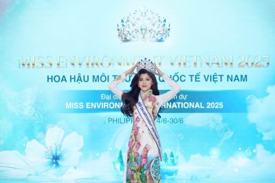 Top 10 Hoa hậu Đồng Bằng sông Cửu Long đại diện Việt Nam thi Hoa hậu môi trường Quốc tế 2025