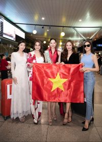 Trương Ngọc Ánh, Hoa hậu Đỗ Lan Anh tiễn Cao Ngọc Bích sang Philippines dự thi Miss Earth