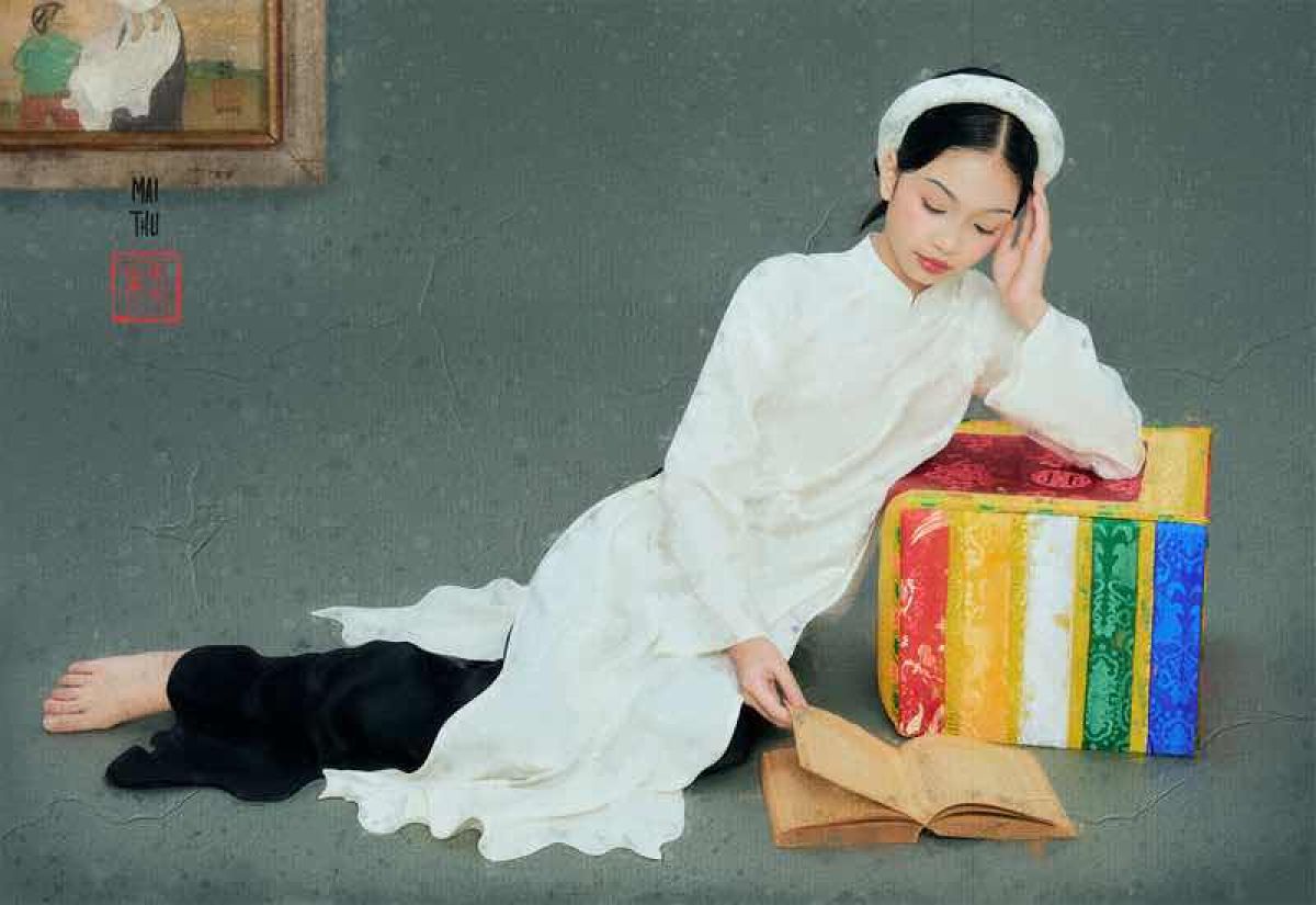 Ruby T&acirc;m nhi ho&aacute; thiếu nữ trong tranh