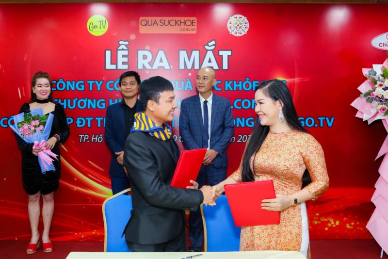 Diễn viên Nguyễn Trường Thịnh ra mắt công ty CP Quà Sức Khỏe TVT và công ty CP ĐT TM Truyền thông Công nghệ GO.TV