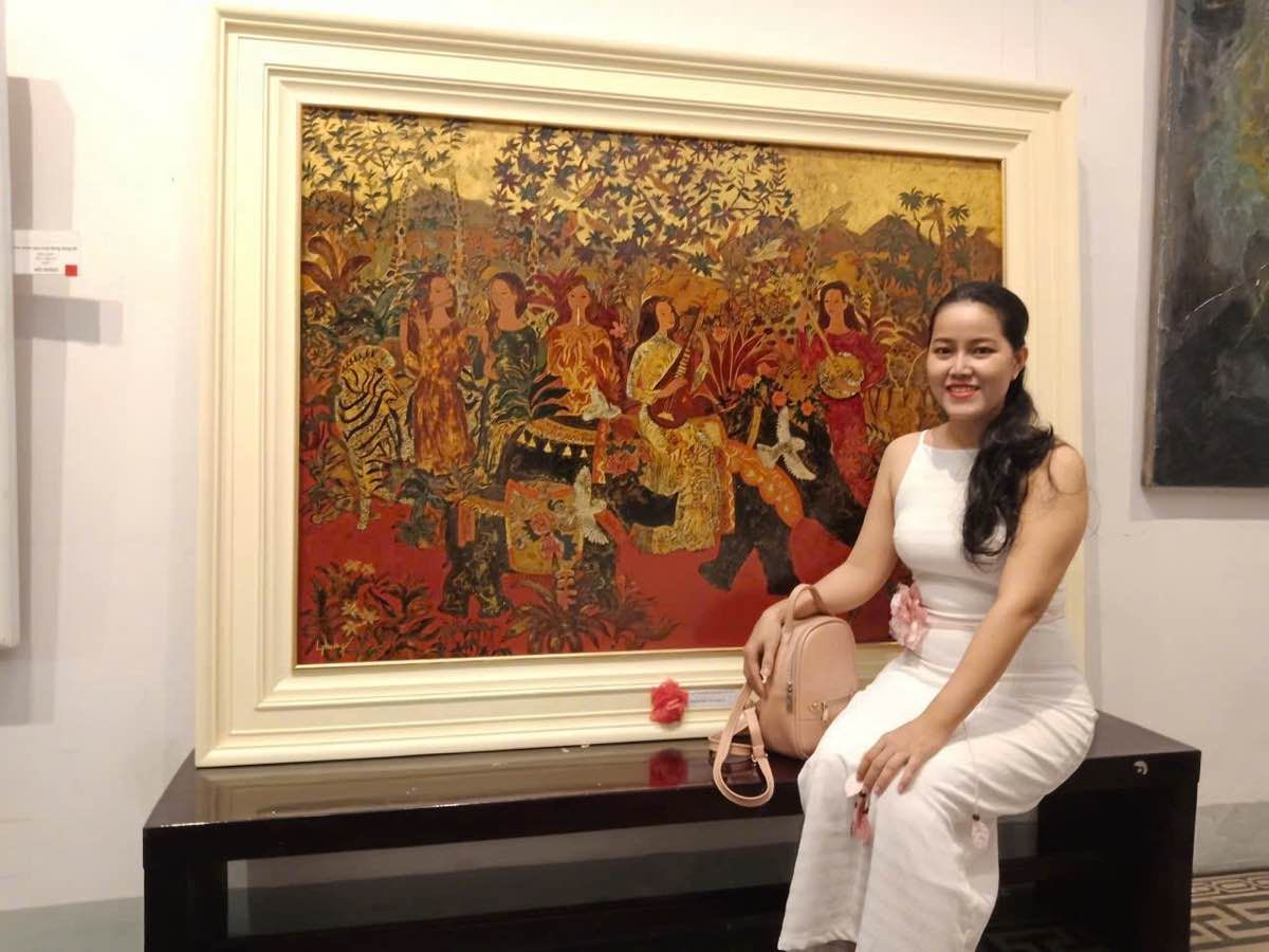 Triển lãm tranh sơn dầu ''Đường lên mây’’ của hoạ sĩ Nguyễn Thị Loan Phương