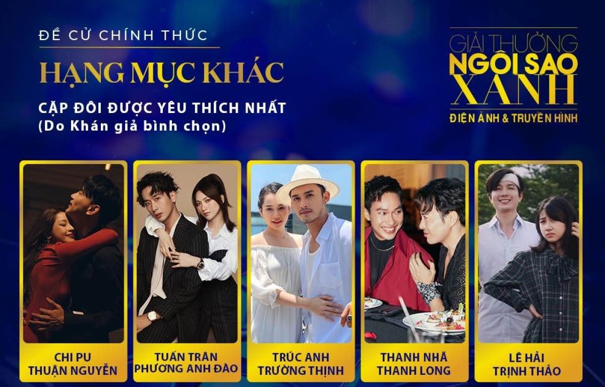 10 &lsquo;Cặp đ&ocirc;i được y&ecirc;u th&iacute;ch nhất&rsquo; của Ng&ocirc;i Sao Xanh 2024 đ&atilde; bắt đầu &lsquo;cuộc đua&rsquo; b&igrave;nh chọn